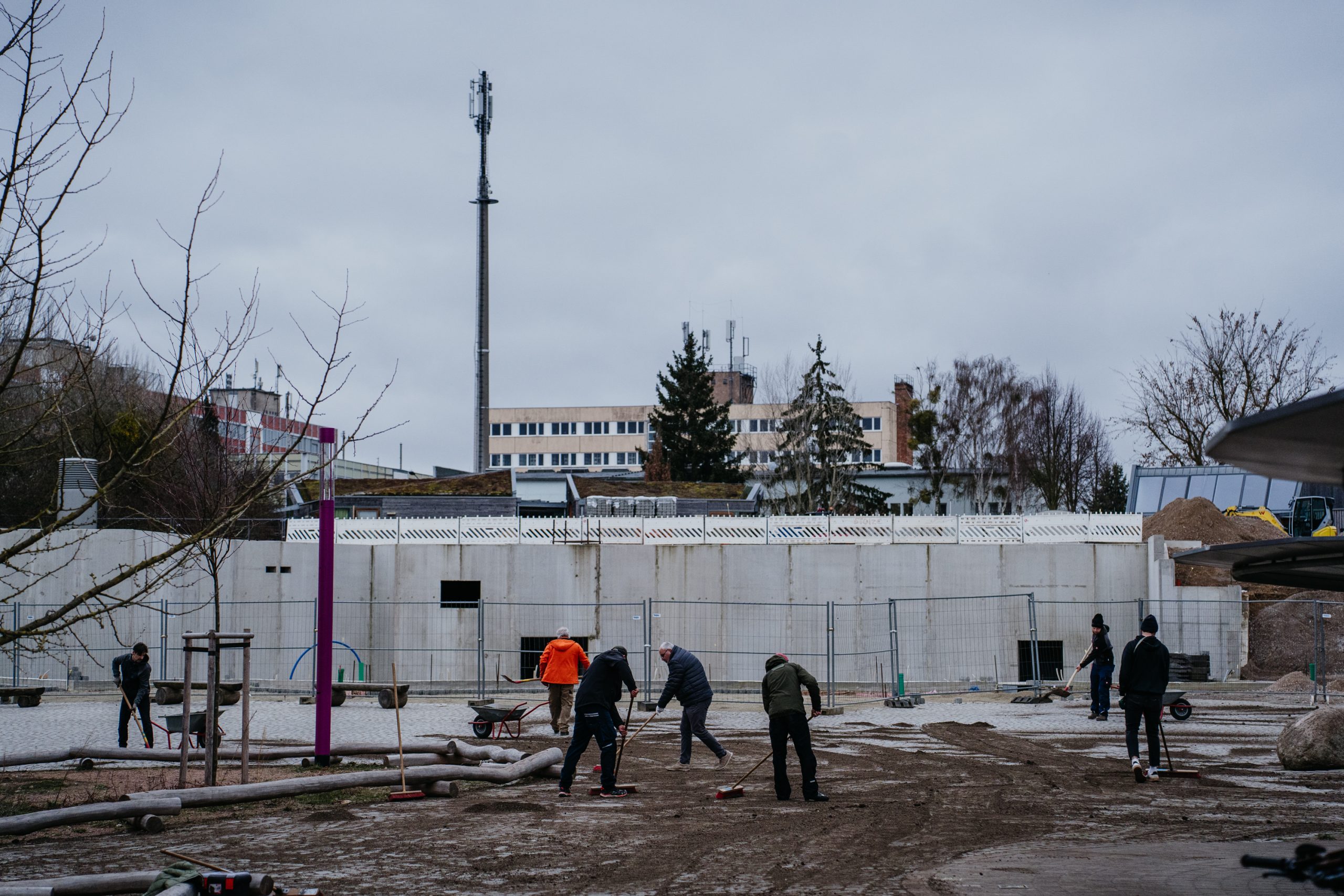 Arbeitseinsatz auf unserem Schulgelände