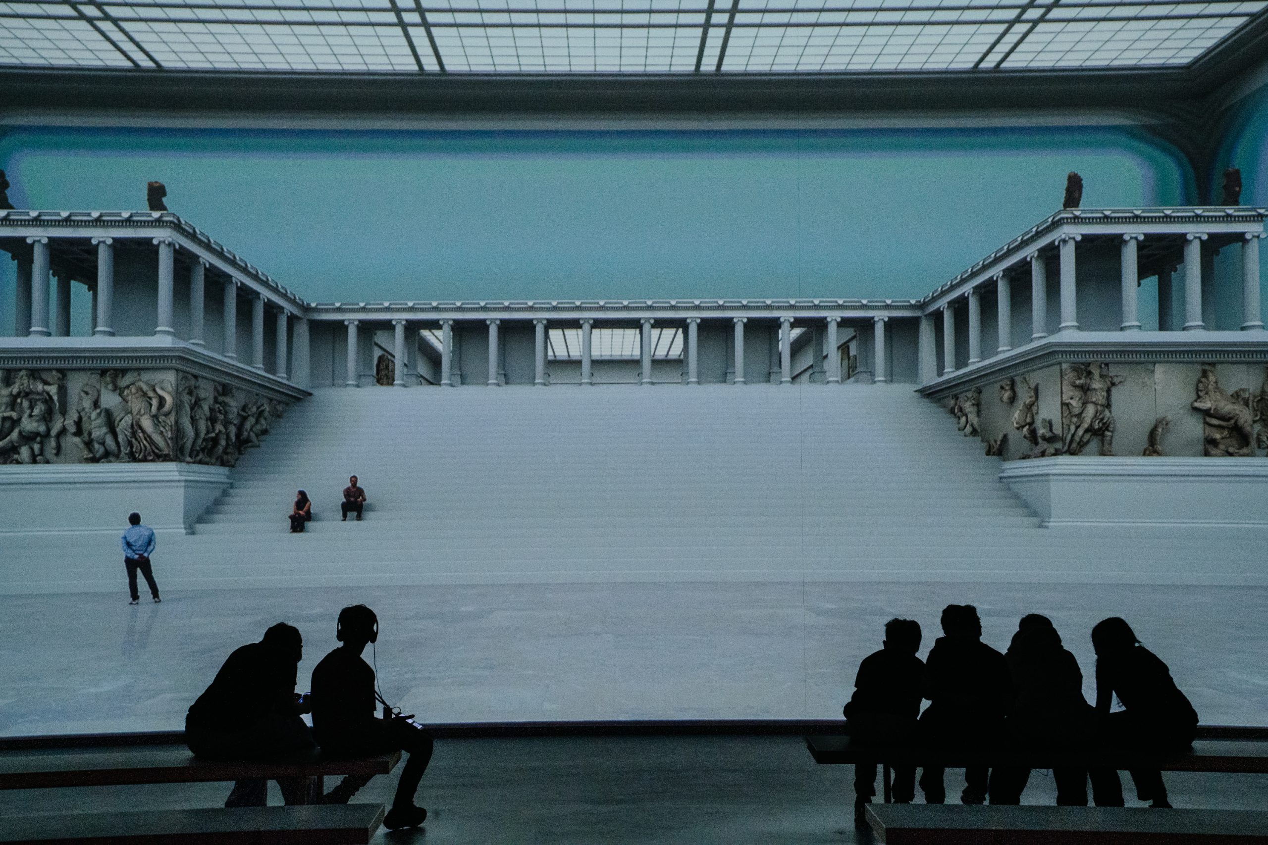 Klasse 5B im Pergamonmuseum – Das Panorama