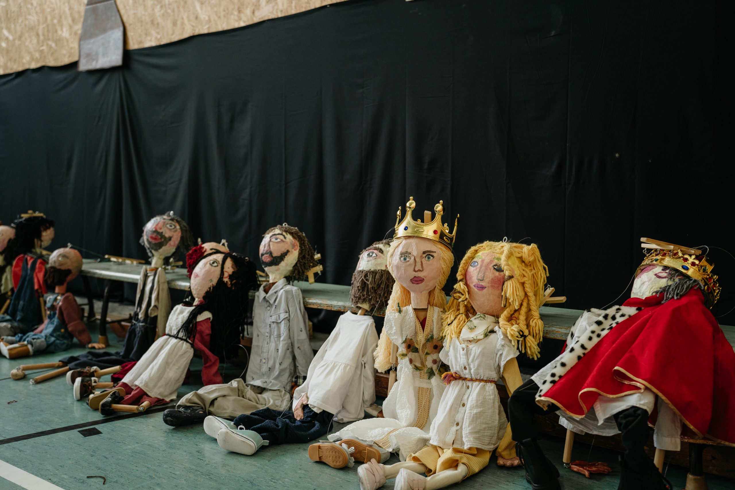 Ausflug nach Dessau-Mosigkau: Puppenspiel der 5. Klasse